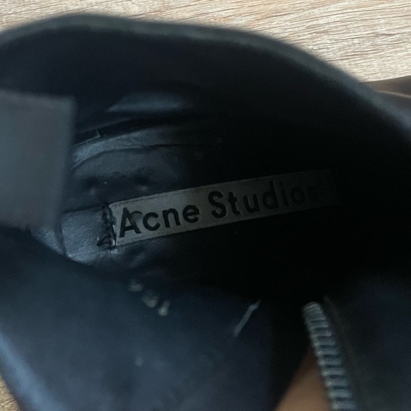 Acne pointed leather boots - Picture 5 of 6